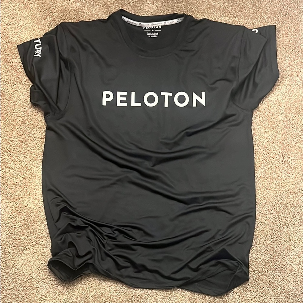 Peloton Black T-Shirt “100 Rides”